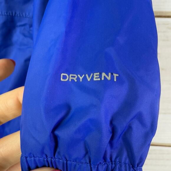 The North Face Infant 0-3M Blue DryVent Hooded Windbreaker Rain Jacket - Picture 4 of 4